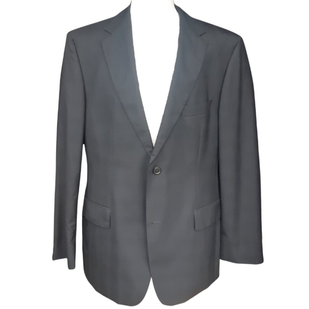 Hugo Boss SZ 42R Black Wool Classic Sport Jacket Blazer